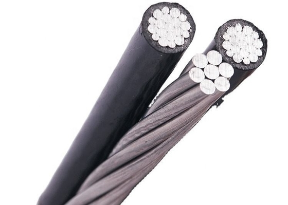 cavo flessibile sopraelevato Triplex di servizio sopraelevato del cavo della guaina del PVC 1kv