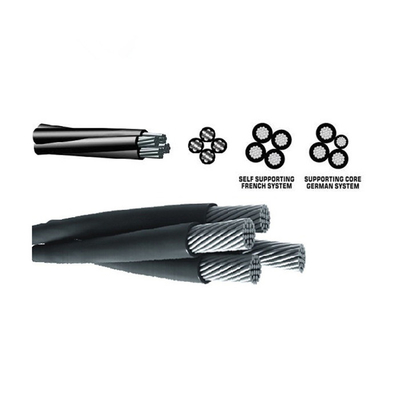 Cable a trasmissione aerea Abc Bundle con nucleo di illuminazione stradale