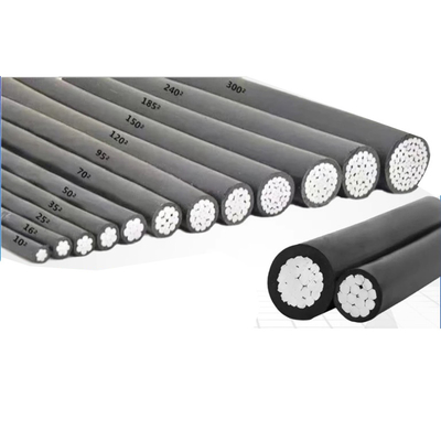 OEM Abc Cavo conduttore in alluminio Cavo elettrico Cavo di alimentazione 4 Core 35mm 50mm 70mm 95mm 120mm 185mm 240mm ACSR resistente alla corrosione