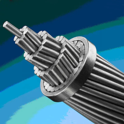 Conduttore in lega di alluminio rinforzato in acciaio ACSR standard ASTM