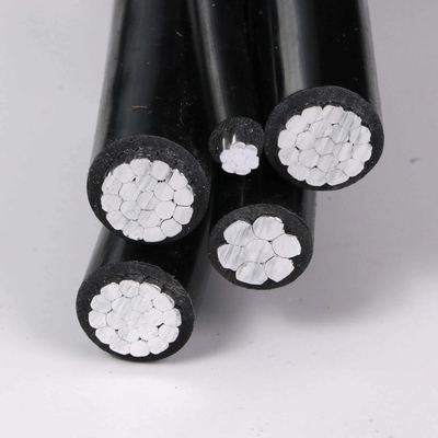 Cavo ABC aereo confezionato elettrico autoappoggiante in alluminio XLPE PVC PE Cablo aereo isolato