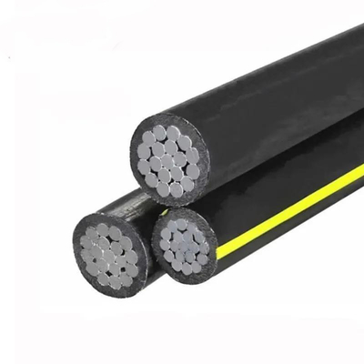 1KV PVC / XLPE / PE Cablo aereo di trasmissione elettrica aereo isolato