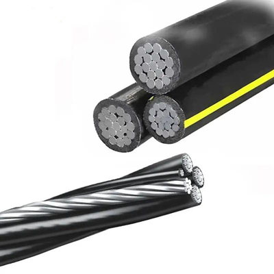 1KV PVC / XLPE / PE Cablo aereo di trasmissione elettrica aereo isolato