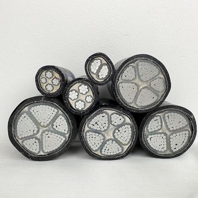 Cavi a corrente continua personalizzati per la fabbrica LV Giacca in PVC isolante Cavi in alluminio retardanti Cavi di alimentazione accessori comunemente usati