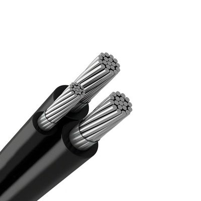 Cable abc di alimentazione LV in alluminio XLPE PE LDPE PVC isolato Overhead Duplex Triplex Quadruplex Service Drop Cable
