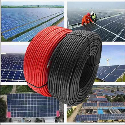 Cable fotovoltaico solare XLPE da 4 mm2 a 16 mm2 conduttore di rame per stazioni solari