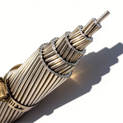 Aac Acar leader nel settore 50mm2 Acsr Conductor Bare Copper Aluminum For Overhead Railway Power Station Power Cables