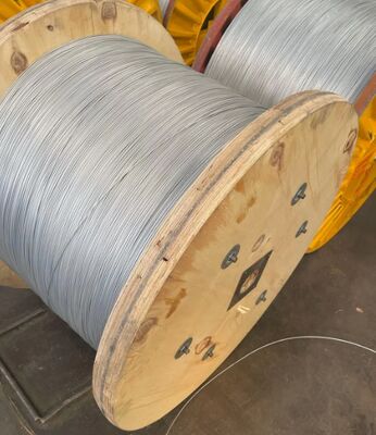 Filo di acciaio rivestito di alluminio (2,6 mm – 4,0 mm) per ACSR/AW, costruzione di cavi OPGW e linee elettriche aeree