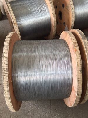 Filo di acciaio rivestito di alluminio (2,6 mm – 4,0 mm) per ACSR/AW, costruzione di cavi OPGW e linee elettriche aeree
