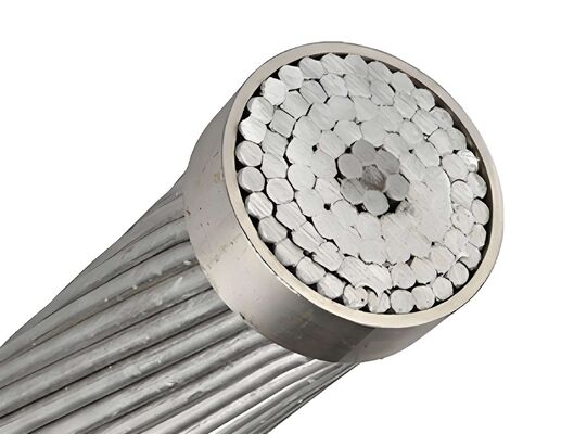 Conduttore in alluminio ACSR Alta Tensione 20kV Cavi di Alimentazione 16-800mm2 Materiale Isolante Nudo per Applicazione Aerea