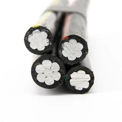 0.6/1kv Conduttore in alluminio aereo XLPE Cavi elettrici isolati Quadruplex Duplex Triplex Service Drop Cavi elettrici ABC