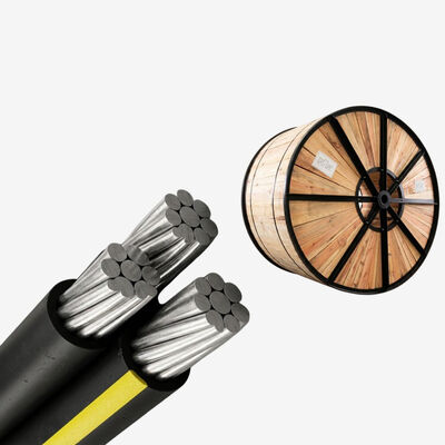 Cavo conduttore in alluminio 4X50mm² 4X95mm² con isolamento XLPE/PVC/PE Cavo ABC 0.6/1kv Standard Cavo a fascio aereo