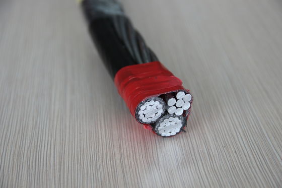 Conduttore di alluminio Cable 2*6AWG 1*6AWG del pacco aereo di ABC del conduttore di ASTM AAC