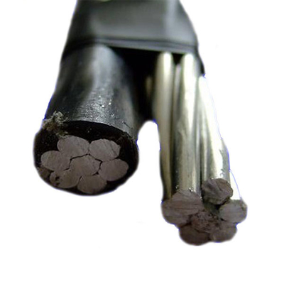 Conduttore di alluminio Xlpe Insulated Cable 1*6awg+6awg del cavo del duplex della lamella del cavo