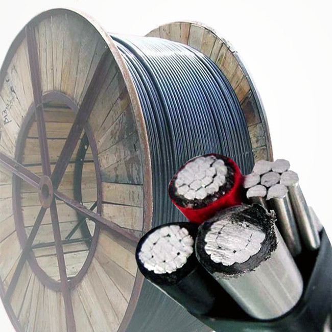l'antenna 0.6/1kv ha impacchettato il conduttore della lega di alluminio 1350-H19 del cavo di ABC del centro 4
