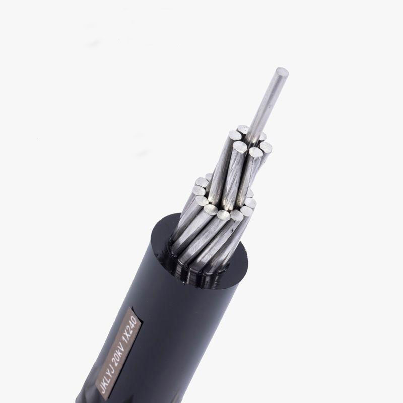 Cavo elettrico di alimentazione con guaina in PVC 1KV aereo XLPE isolato alluminio unipolare per alimentazione BT JKLGYJ Cavo aereo