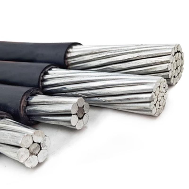 Cavi di linea elettrica aerea Conductori isolati e avvolti Cavi elettrici LV a bassa tensione per servizi pubblici e industrie