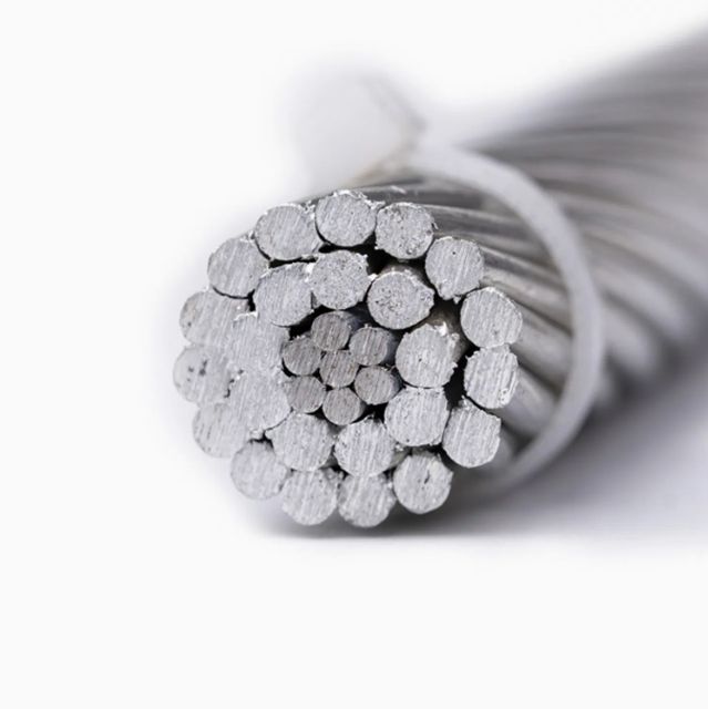 Conduttore nudo ACSR/AW/AS - Conduttore in alluminio Acciaio placcato in alluminio Rafforzato a bassa tensione Cable a filo singolo