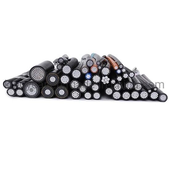 Cable aerea duplex triplex quadruplex a testa alta XLPE isolato in alluminio ABC