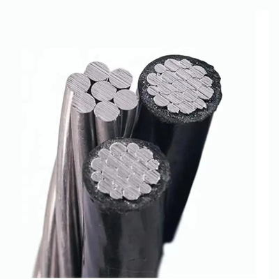 Cable di linea in alluminio LV ABC XLPE PE LDPE PVC isolato aerei duplex triplex quadruplex