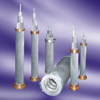 Conduttore AACSR (conduttore in lega di alluminio rinforzato con acciaio) conduttore a testa nudo in lega, conduttore personalizzato per regioni montuose accidentate