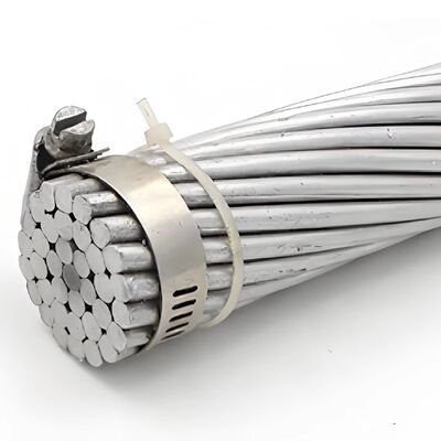 Conduttore in alluminio ACSR Alta Tensione 20kV Cavi di Alimentazione 16-800mm2 Materiale Isolante Nudo per Applicazione Aerea